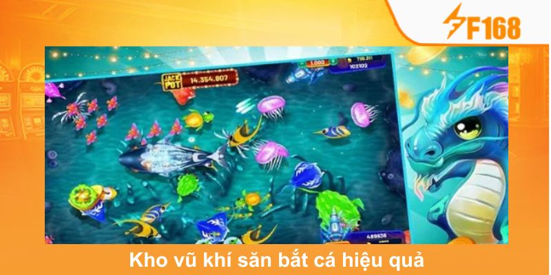 Kho vũ khí đa dạng phù hợp với từng loại cá